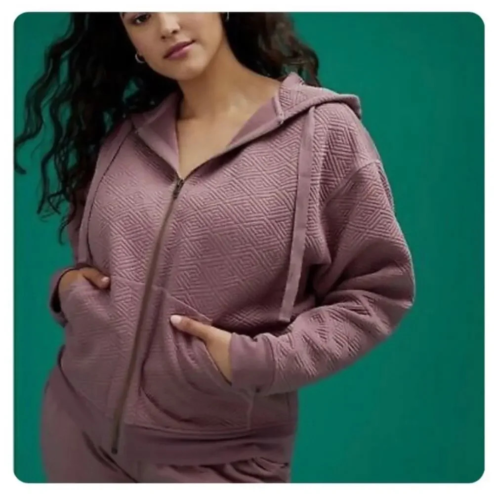 Thirdlove Mauve Pink Hoodie Jacket
